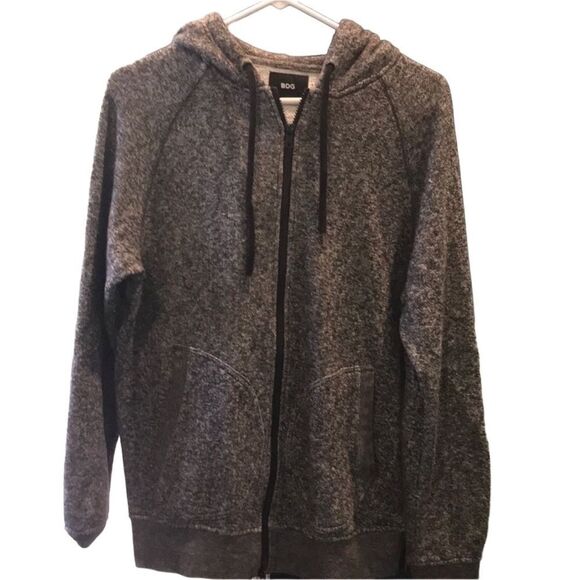 Dark Gray BDG Hooded Zip up Jacket Sz Small… - Picture 1 of 3